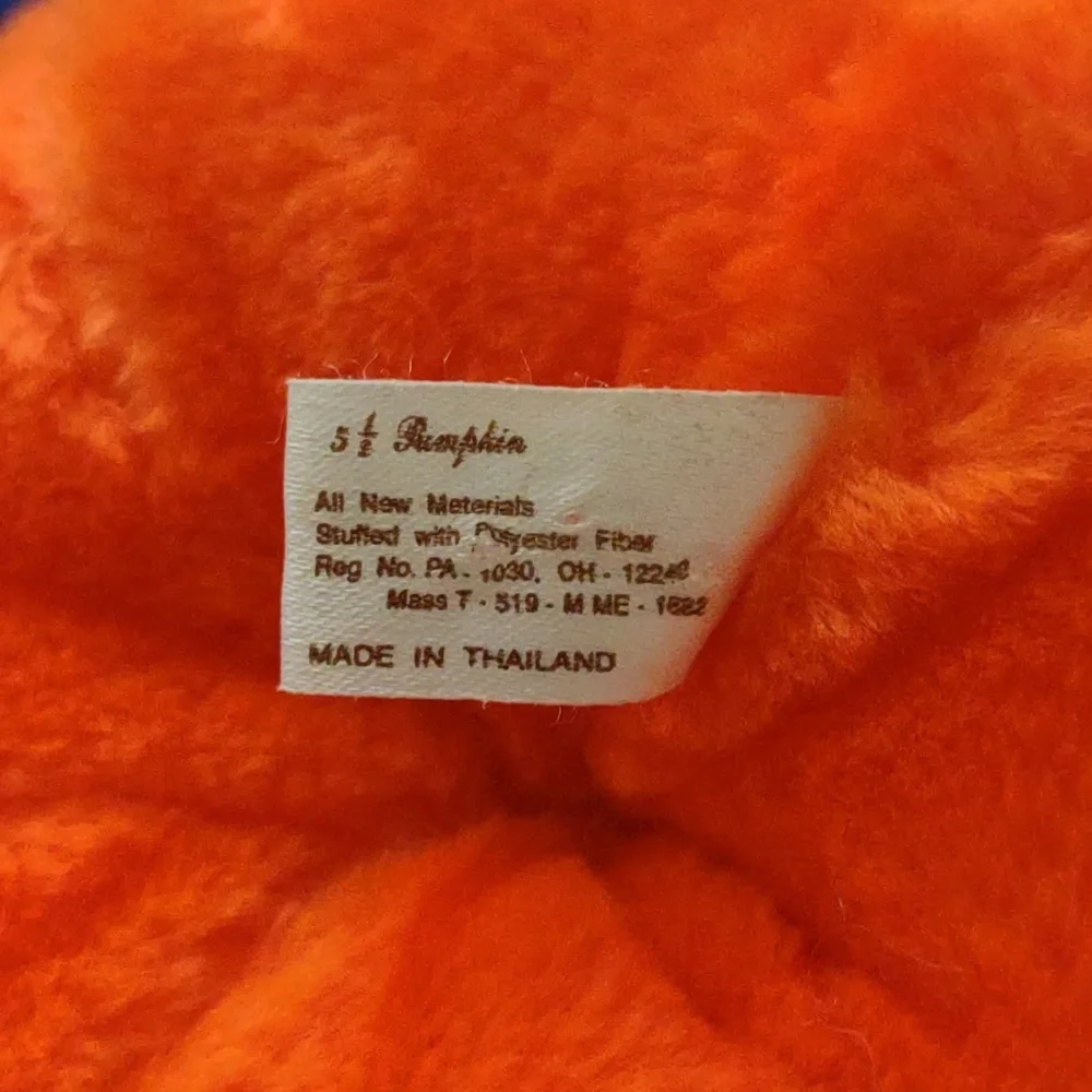 Vintage American Wego Jack o‎ lantern plush